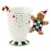 Mackenzie-childs Bake Shop Gingerbread Handled Mug With Spoon