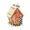 Mackenzie-childs Bake Shop Gingerbread House Cookie Jar In Multi