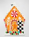 Mackenzie-childs Bake Shop Gingerbread House Cookie Plate