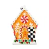 Mackenzie-childs Bake Shop Gingerbread House Cookie Plate In Multi