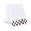 Mackenzie-childs Bath Towel With Check Border In Multi