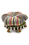 Mackenzie-childs Mackenzie Childs Birdsong Footstool In Multi