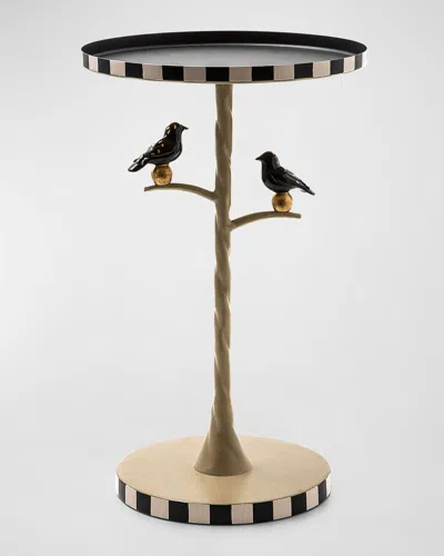 Mackenzie-childs Birdy Accent Table In Multi