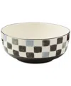 Mackenzie-childs Check Serving Bowl