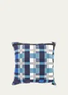 Mackenzie-childs Boathouse Plaid Outdoor Pillow