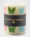 Mackenzie-childs Butterfly Pastel 4" Pillar Candle