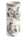 MACKENZIE-CHILDS BUTTERFLY TOILE TALL VASE