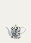 Mackenzie-childs Butterfly Toile Teapot