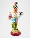 MACKENZIE-CHILDS CALICO TROPHY RABBIT