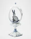 Mackenzie-childs Cameo Panoramic Bunny Egg