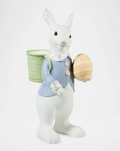 Mackenzie-childs Cameo Trophy Mr. Rabbit In White