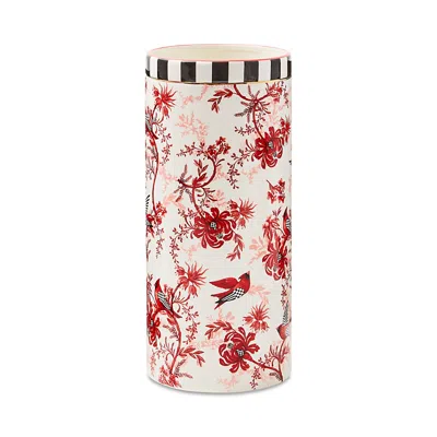 Mackenzie-childs Cardinal Toile Tall Vase