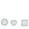 Mackenzie-childs Celebrate Baby Blue Assorted Frames, Set Of 3 In Blue
