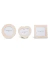 Mackenzie-childs Mackenzie Childs Set Of Three Celebrate Rosy Assorted Frames In Multi