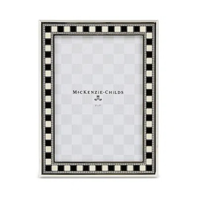 Mackenzie-childs Celebrate Silver Plated Frame, 5 X 7 In Multi
