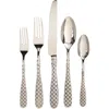 Mackenzie-childs Mackenzie Childs Check 5-piece Flatware Set