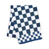 Mackenzie-childs Check Bath Towel In Blue