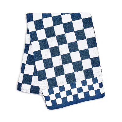 Mackenzie-childs Check Bath Towel In Blue