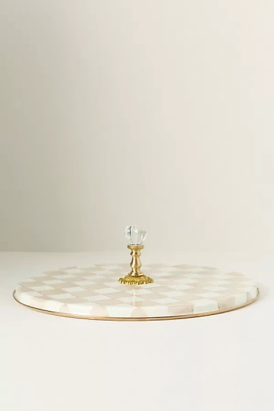 Mackenzie-childs Check Cheese Platter In Neutral