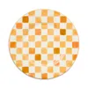 Mackenzie-childs Check Dinner Plate In Honey