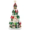 Mackenzie-childs Mackenzie Childs Check It Out Illuminated Dog House Tower In Green