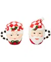 Mackenzie-childs Mackenzie Childs Check It Out Set Of 2 Covered Mugs In Multi