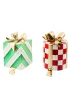 Mackenzie-childs Mackenzie Childs Check It Out Gift Stocking Hol In Multi