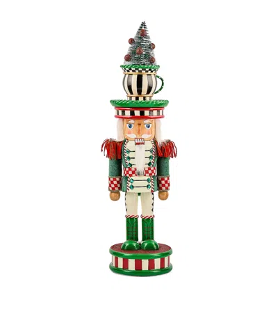 MACKENZIE-CHILDS CHECK IT OUT TEACUP NUTCRACKER