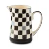 Mackenzie-childs Black Check Pitcher