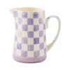 Mackenzie-childs Lilac Check Pitcher
