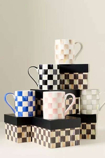 Mackenzie-childs Check Porcelain Mug