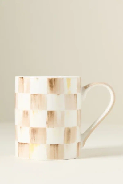 Mackenzie-childs Check Porcelain Mug