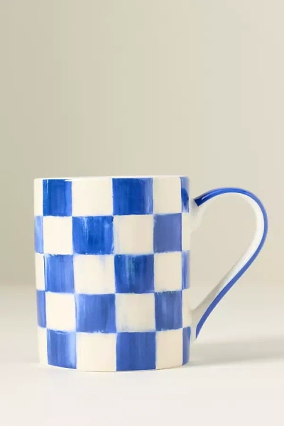 Mackenzie-childs Check Porcelain Mug