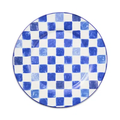 MACKENZIE-CHILDS MACKENZIE-CHILDS CHECK ROUND PLATTER