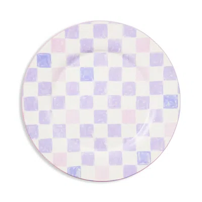 MACKENZIE-CHILDS MACKENZIE-CHILDS CHECK ROUND PLATTER