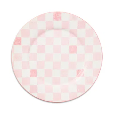 MACKENZIE-CHILDS MACKENZIE-CHILDS CHECK ROUND PLATTER