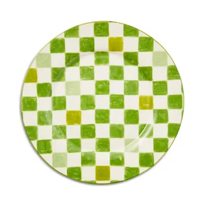 MACKENZIE-CHILDS MACKENZIE-CHILDS CHECK ROUND PLATTER