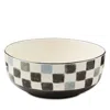 Mackenzie-childs Check Serving Bowl In Black