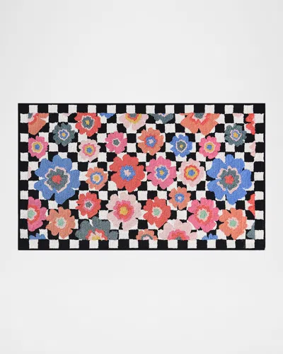 Mackenzie-childs Checked Dolce Vita Indoor/outdoor Rug, 3' X 5' In Multi