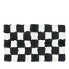Mackenzie-childs Mackenzie Childs Checkerboard Black Bath Rug In Black