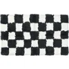 Mackenzie-childs Mackenzie Childs Checkerboard Black Bath Rug In Black