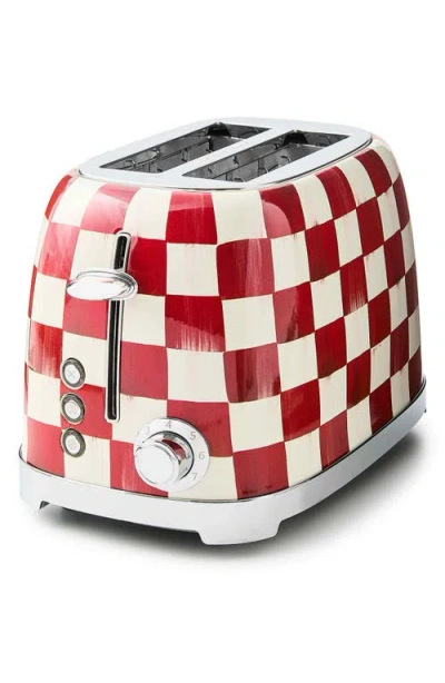 MACKENZIE-CHILDS MACKENZIE CHILDS CHERRY CHECK 2-SLICE TOASTER