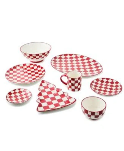 Mackenzie-childs Mackenzie Childs Cherry Check Collection In Red