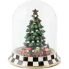 Mackenzie-childs Mackenzie Childs Christmas Tree Train Music Box In Multi