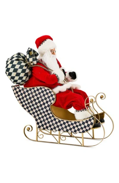 MACKENZIE-CHILDS MACKENZIE CHILDS CLASSIC COURTLY CHECK SANTA CLAUS