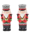 Mackenzie-childs Classic Courtly Nutcracker Salt & Pepper Shakers In No Color