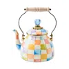 Mackenzie-childs Confetti Check 2 Quart Tea Kettle In Multi