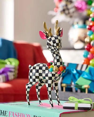 Mackenzie-childs Confetti Christmas Deary Deer In Multi