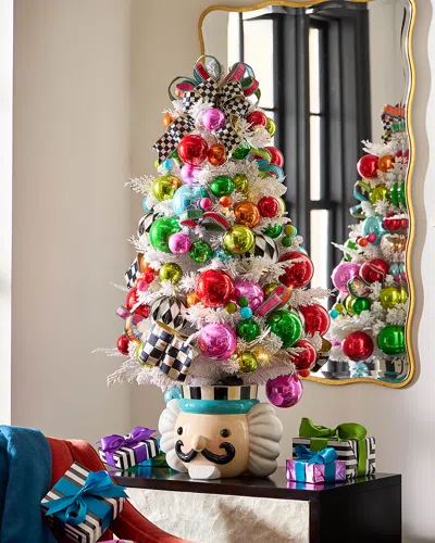 Mackenzie-childs Confetti Christmas Potted Tree In Multi