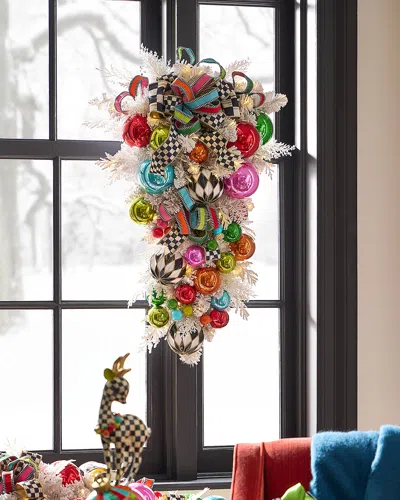 Mackenzie-childs Confetti Christmas Swag In Multi